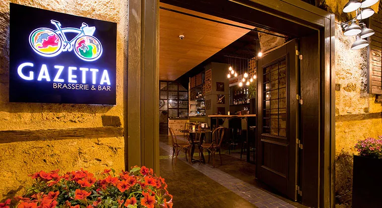 Gazetta Brasserie & Bar Alp Paşa Hotels